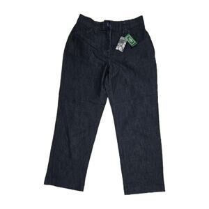 LL Bean Pants Women's Size 8 Petite Blue Classic Fit Easy Stretch Denim